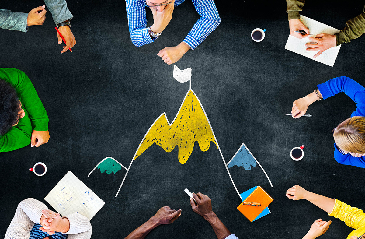 Goal Target Success Aspiration Aim Conquering Concept