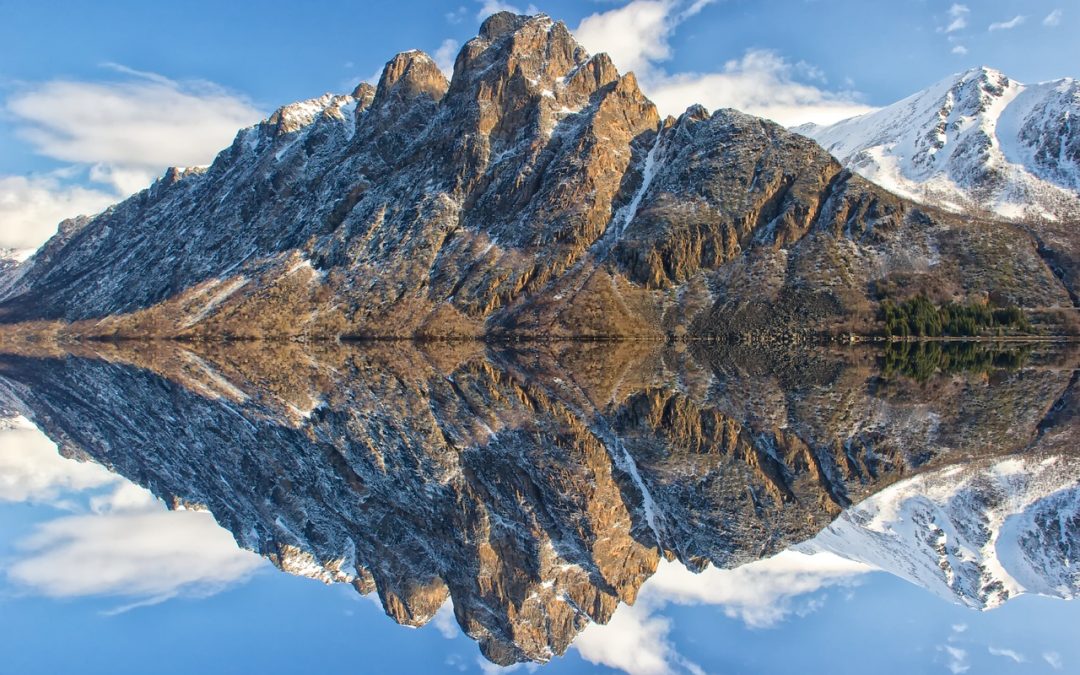 mountain reflection